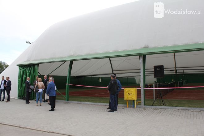 Otwarcie hali tenisowej w Wodzisławiu, mk